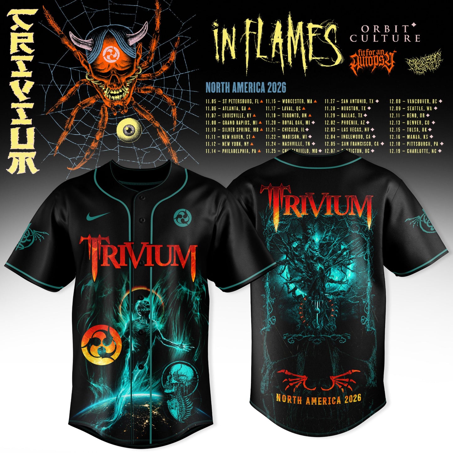 _TRIVIUM – NORTH AMERICA TOUR 2026 COLLECTION JERSEY