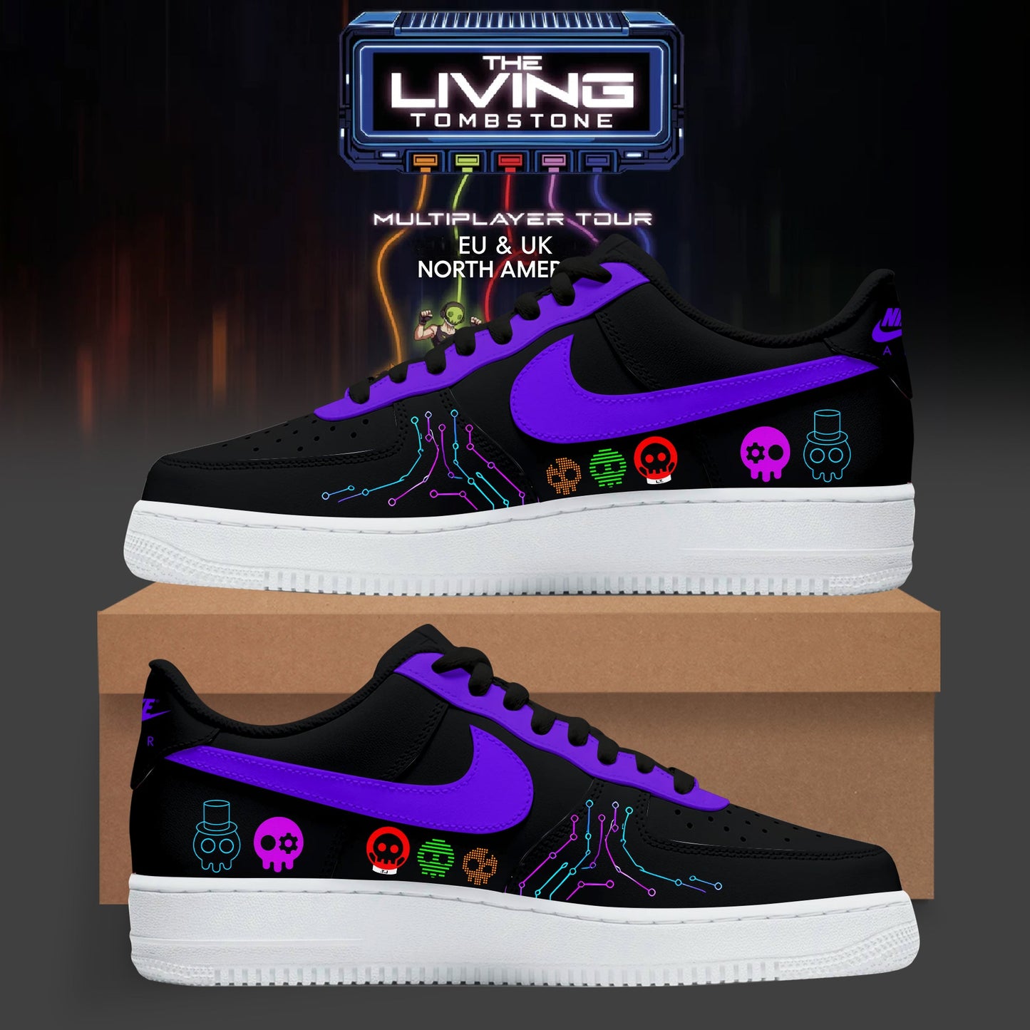 _ “ARCADE” – The Living Tombstone: Multiplayer Tour Customize Shoes