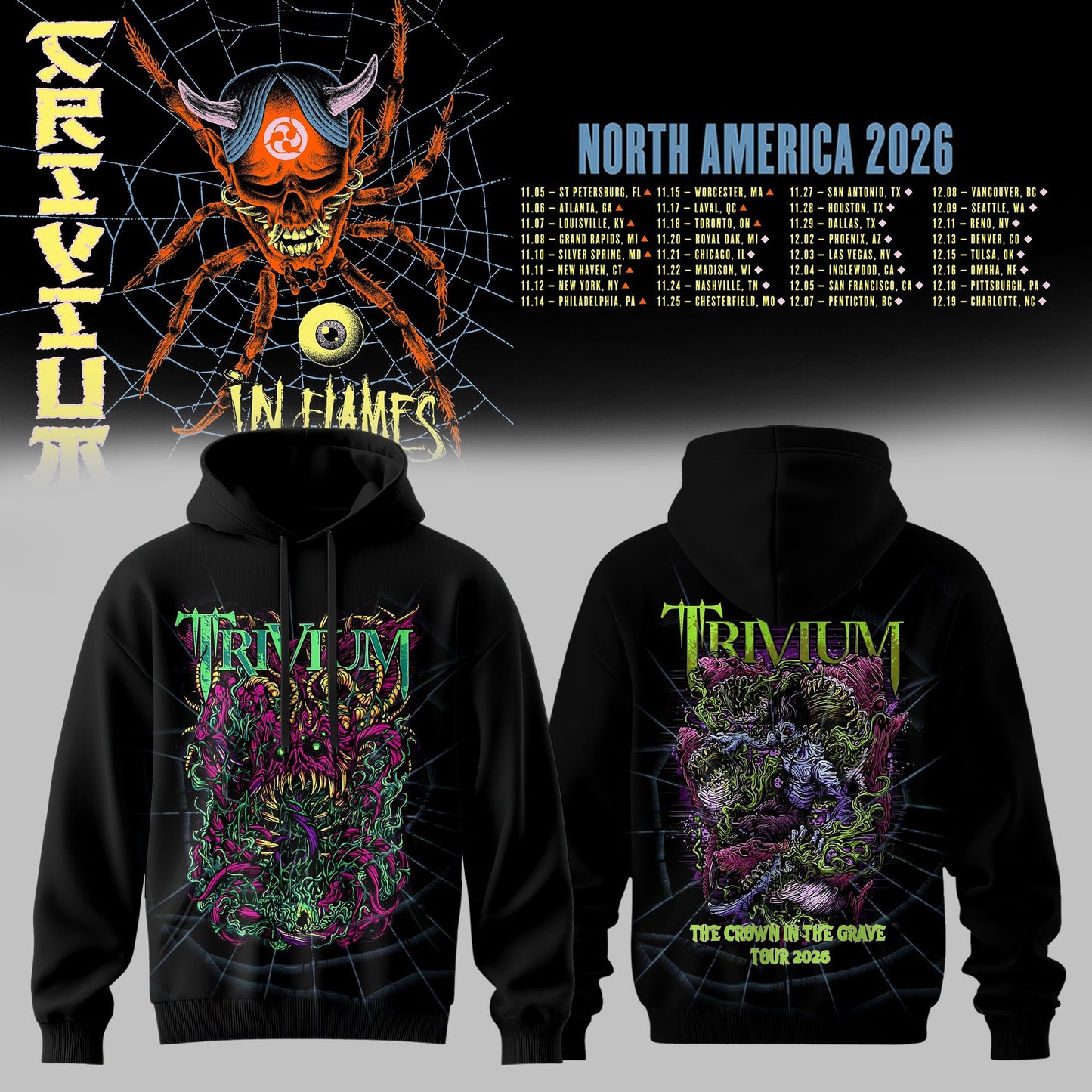 _Crown in the Grave World Tour 2026 Edition Hoodie