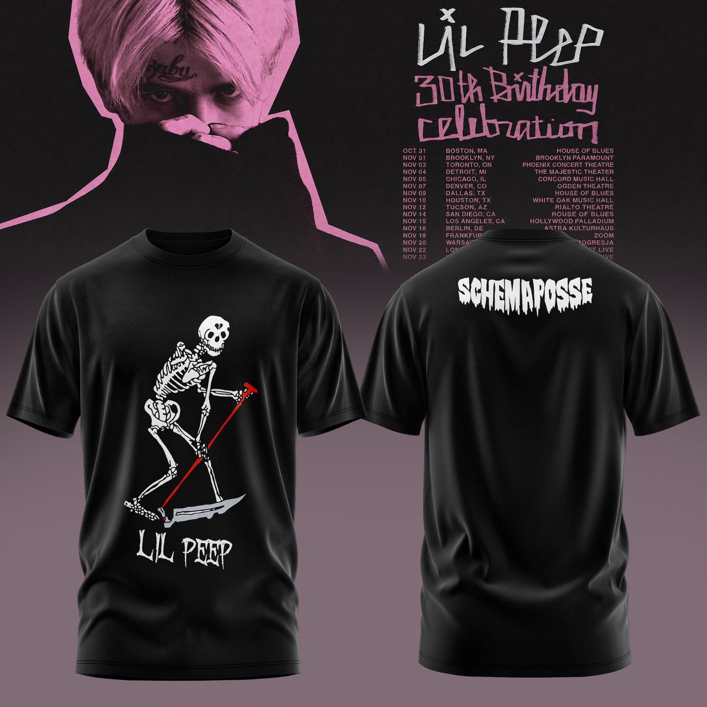 .LlPp 30th Birthday Celebration 2026 Tour 3D All-Over Print T-Shirt V1