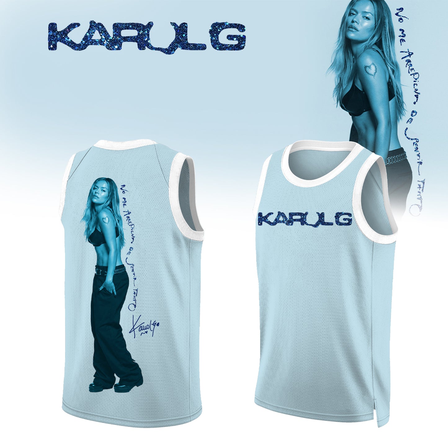 ,KaRol G Album “NO ME ARREPIENTO DE SENTIR TANTO” 🩵 – Jersey