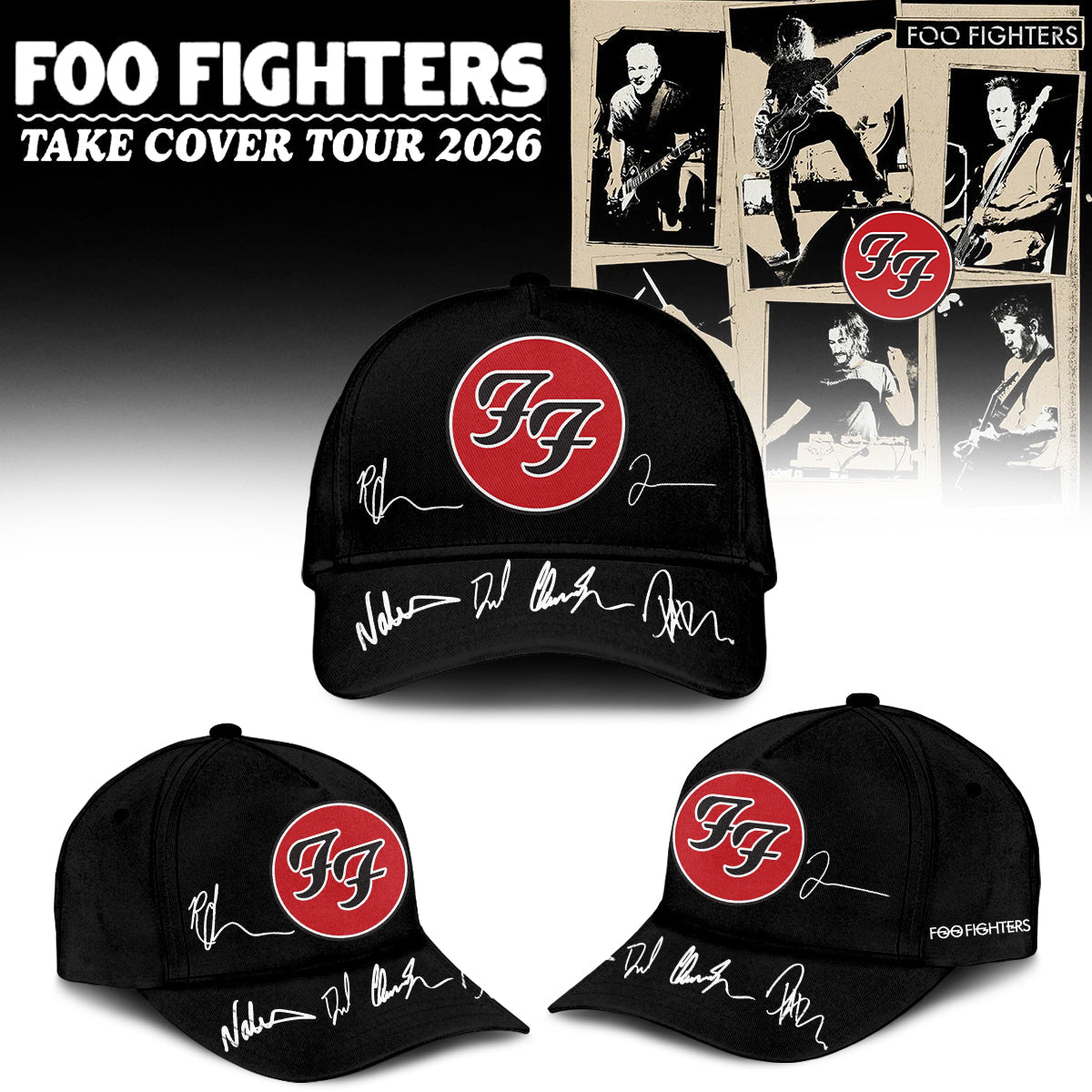 FF ”Take Cover Tour 2026” Limited Edition Signature – Sweatshirt