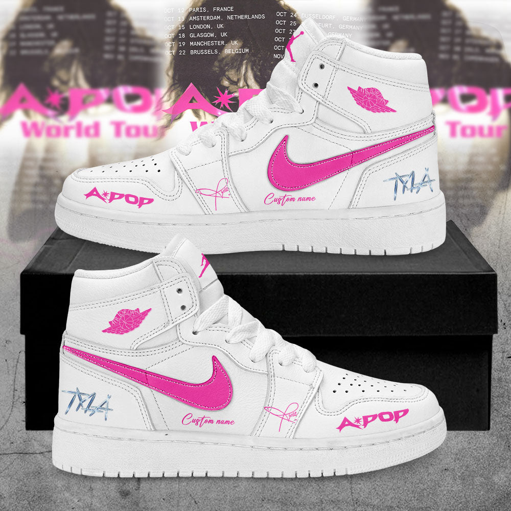 Tyla The A*POP World Tour 2026 V2 Signature Custom Name Shoes