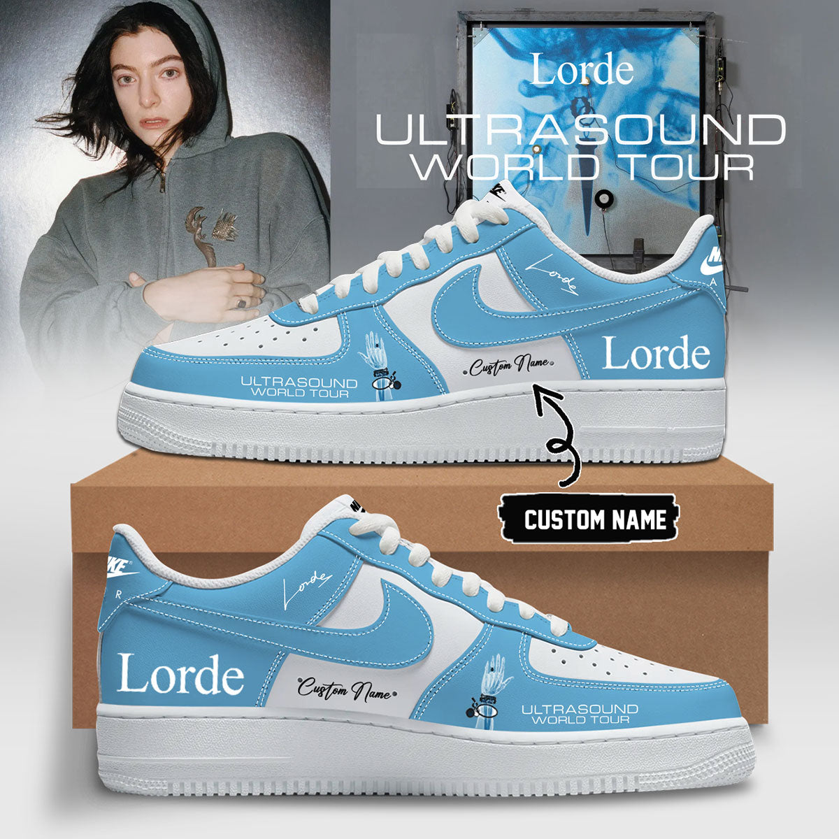 .Lorde “Ultrasound”World Tour Shoes