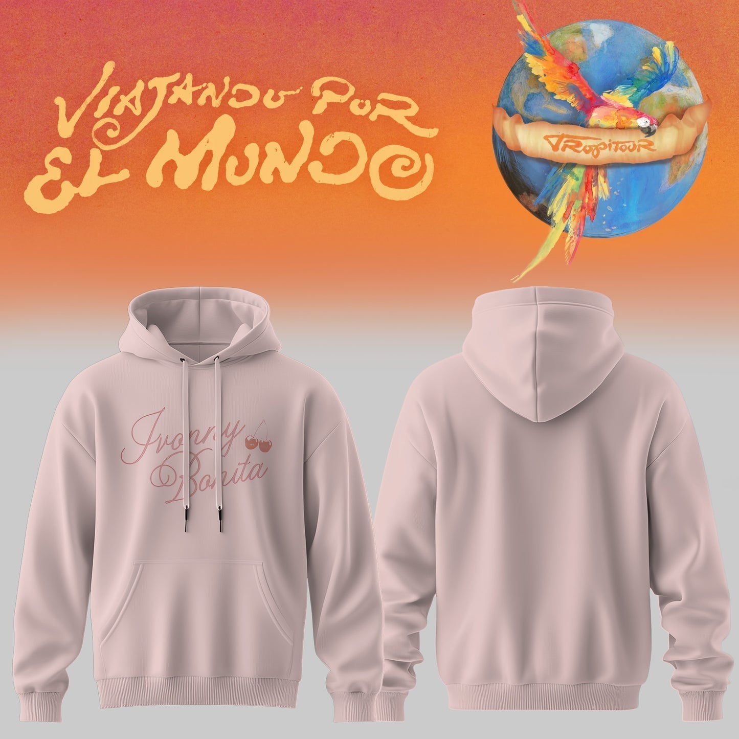 Karol G Viajando Por El Mundo Tropitour Limited Hoodie