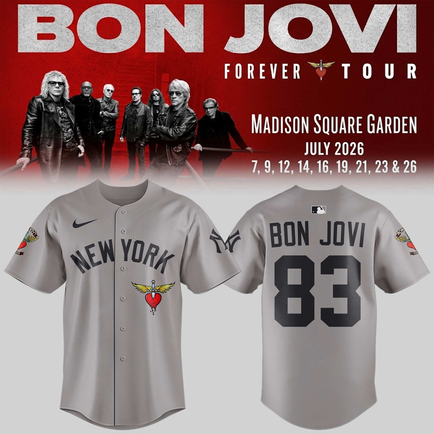Limited Edition Forever Tour 2026 Jersey