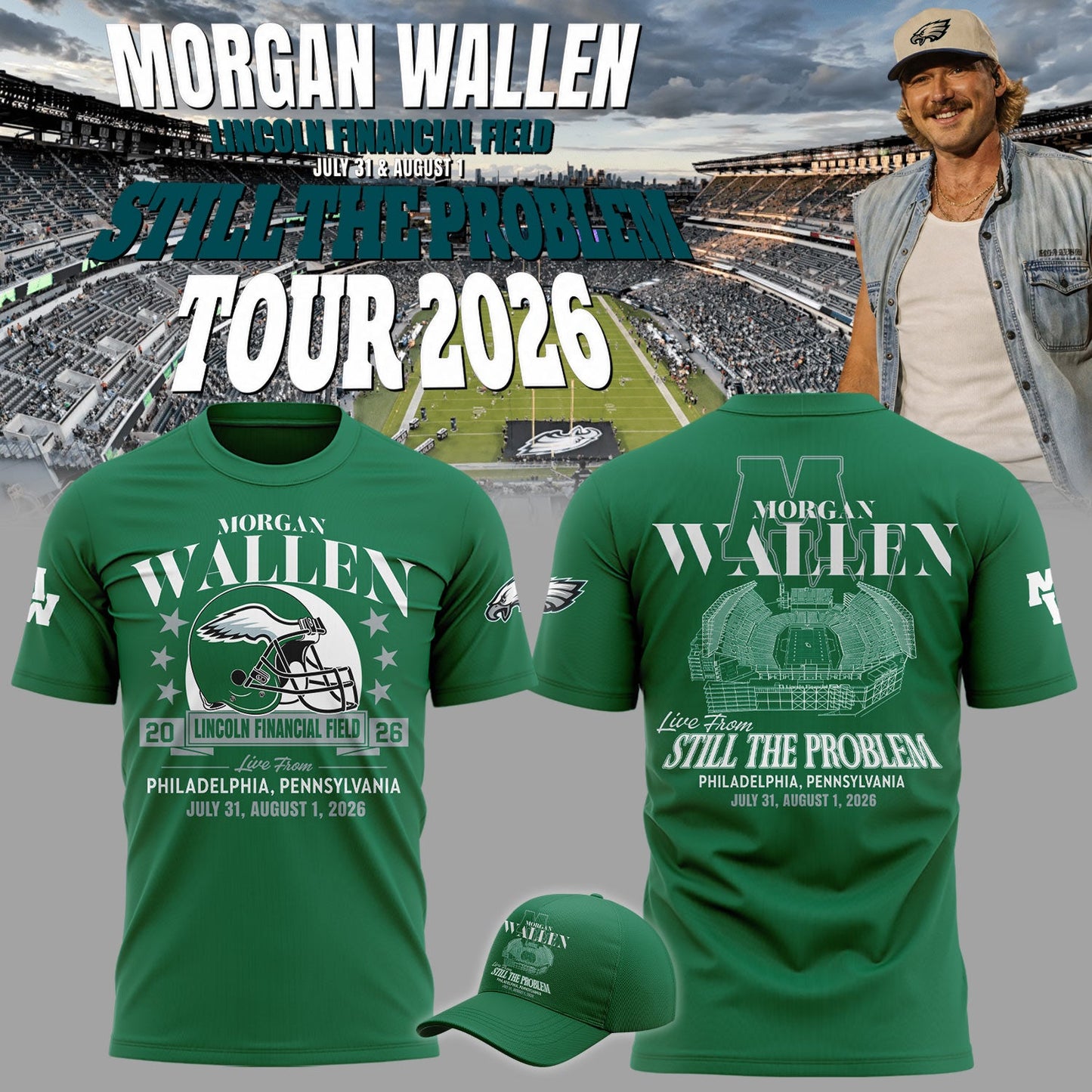 Limited Edition Still The Problem Tour 2026 At Lincoln Financial Field Shirt