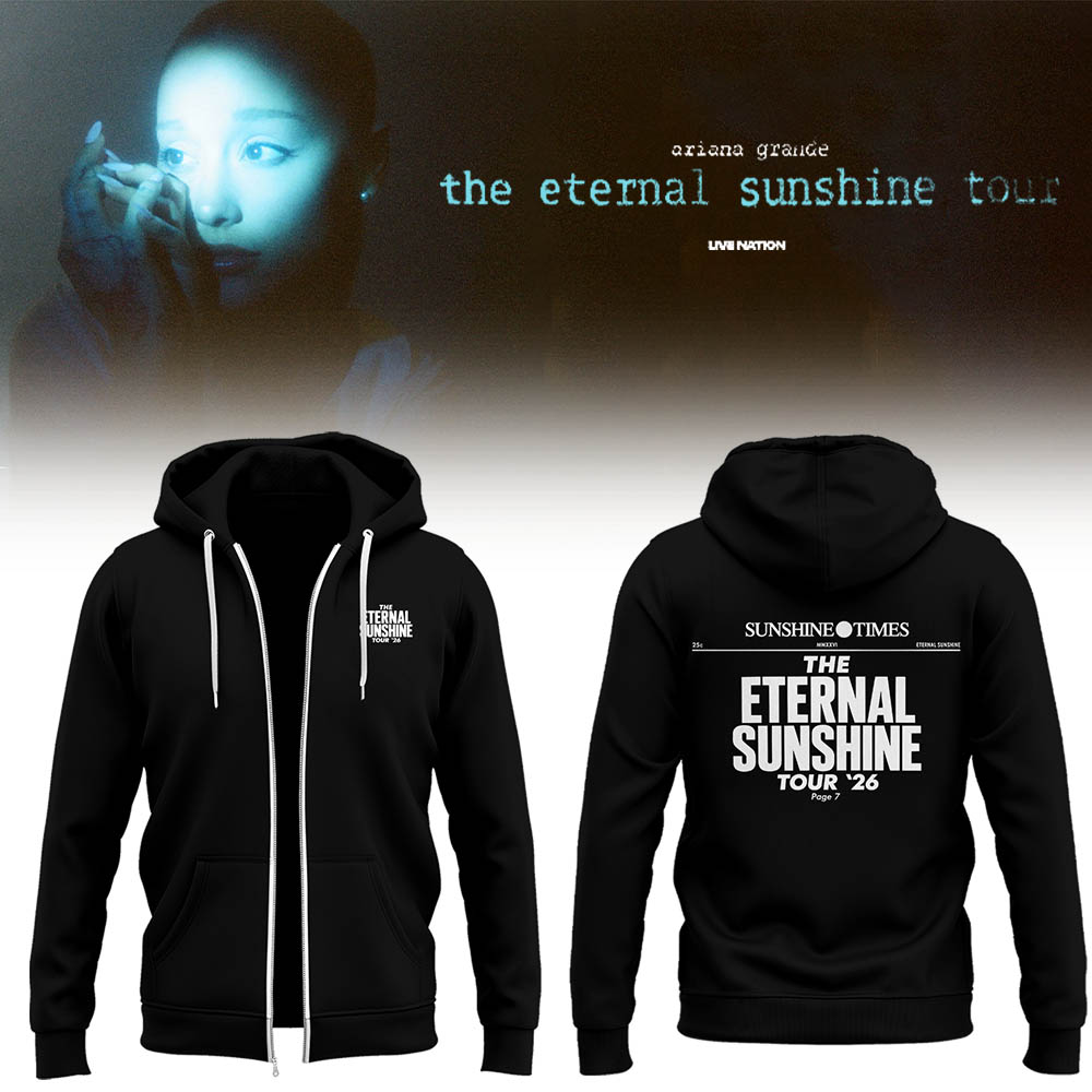 Limited Edition The Eternal Sunshine Tour 2026 Zip Hoodie