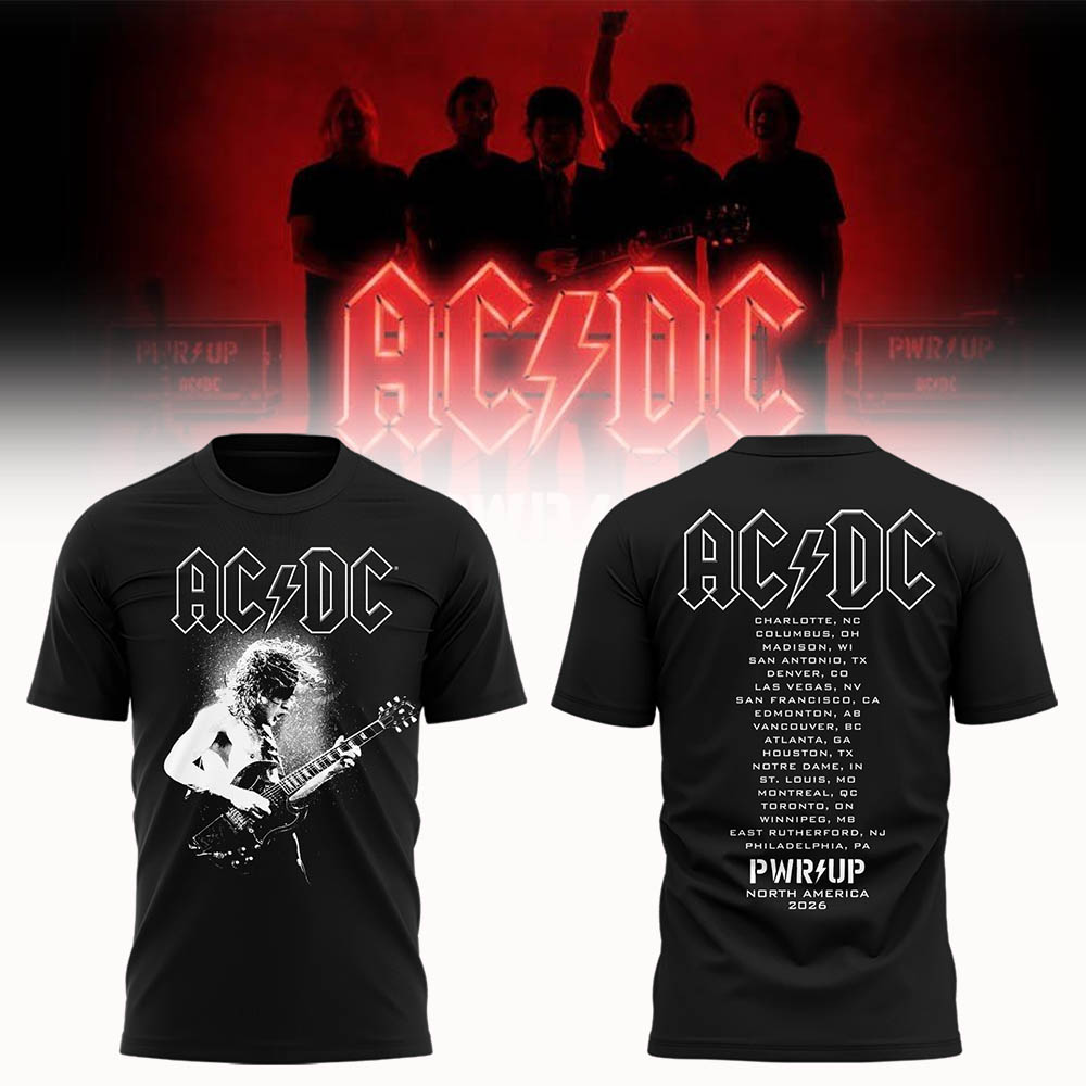 Limited Edition POWER UP Tour 2026 TShirt-LL2607160012