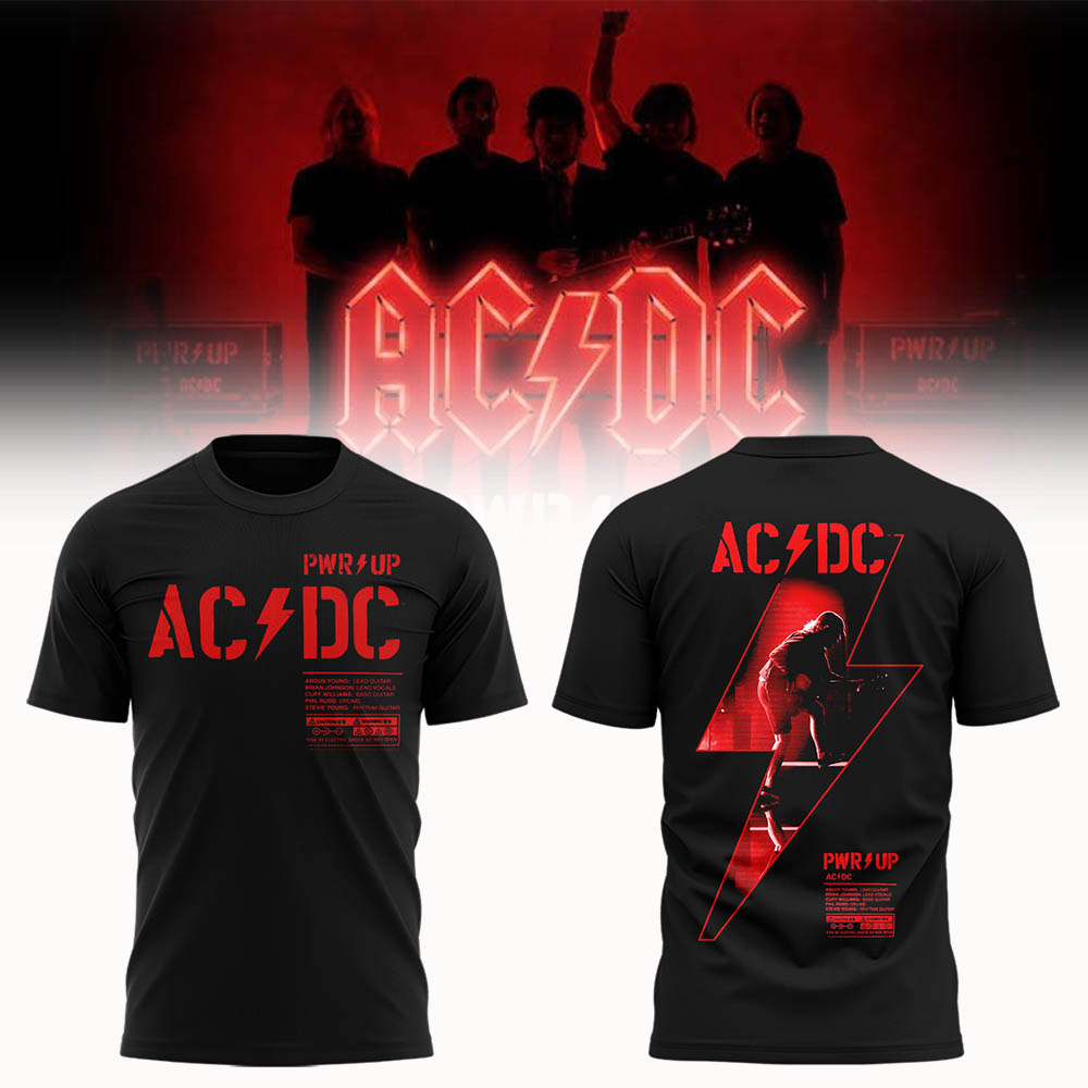 Limited Edition POWER UP Tour 2026 TShirt-LL2607160019