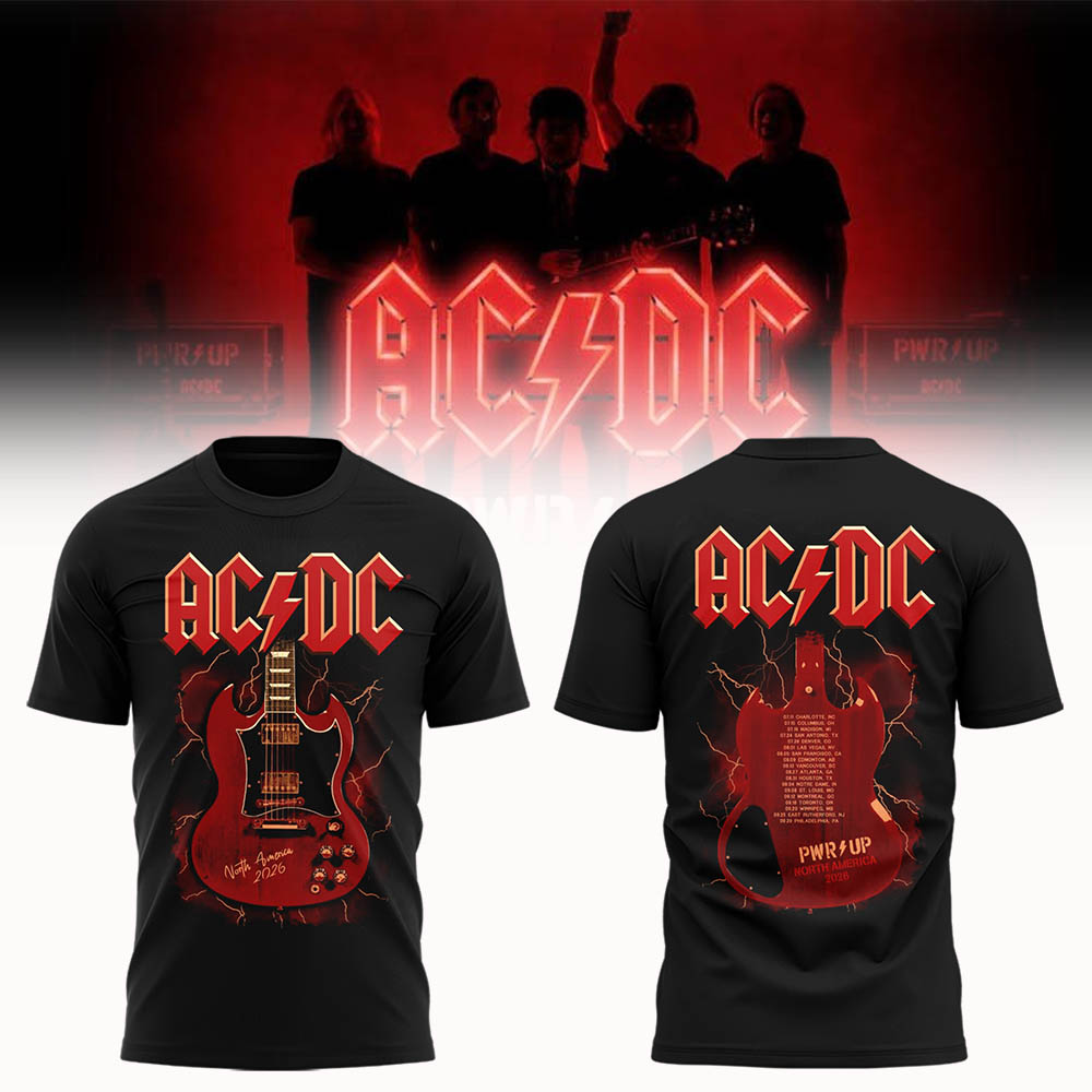 Limited Edition POWER UP Tour 2026 TShirt-LL260716005