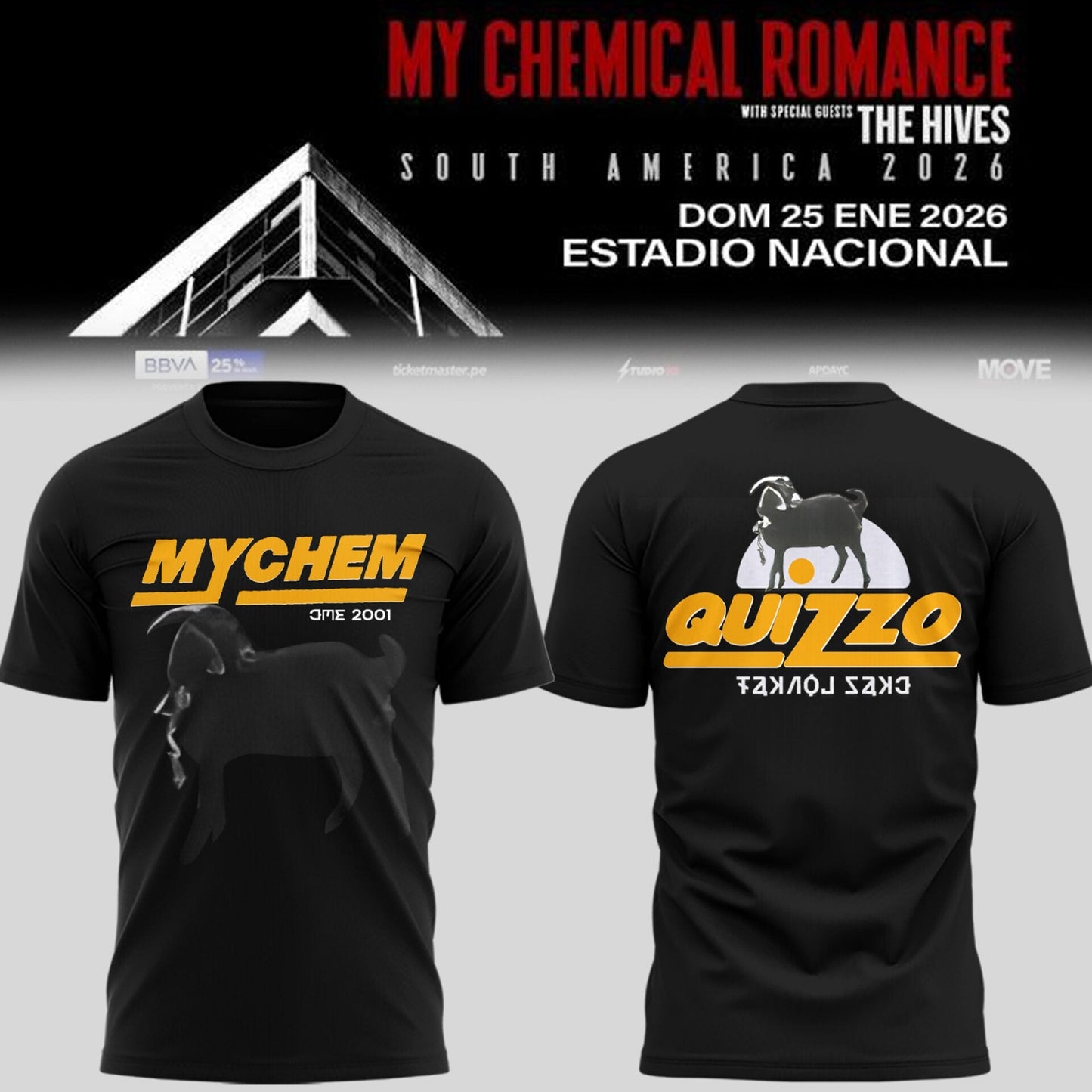 Limited Edition MCR The Black Parade 2026 Tour TShirt