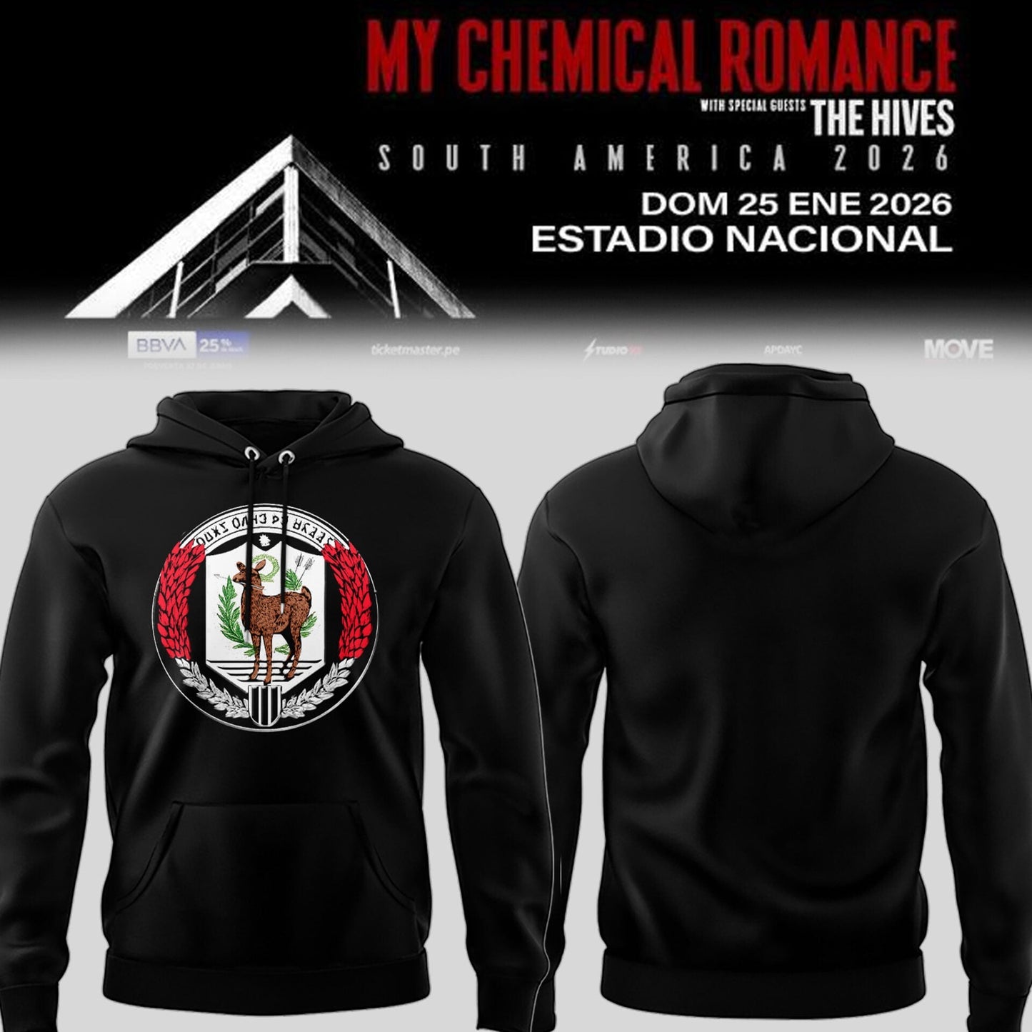 Limited Edition MCR The Black Parade 2026 Tour Hoodie