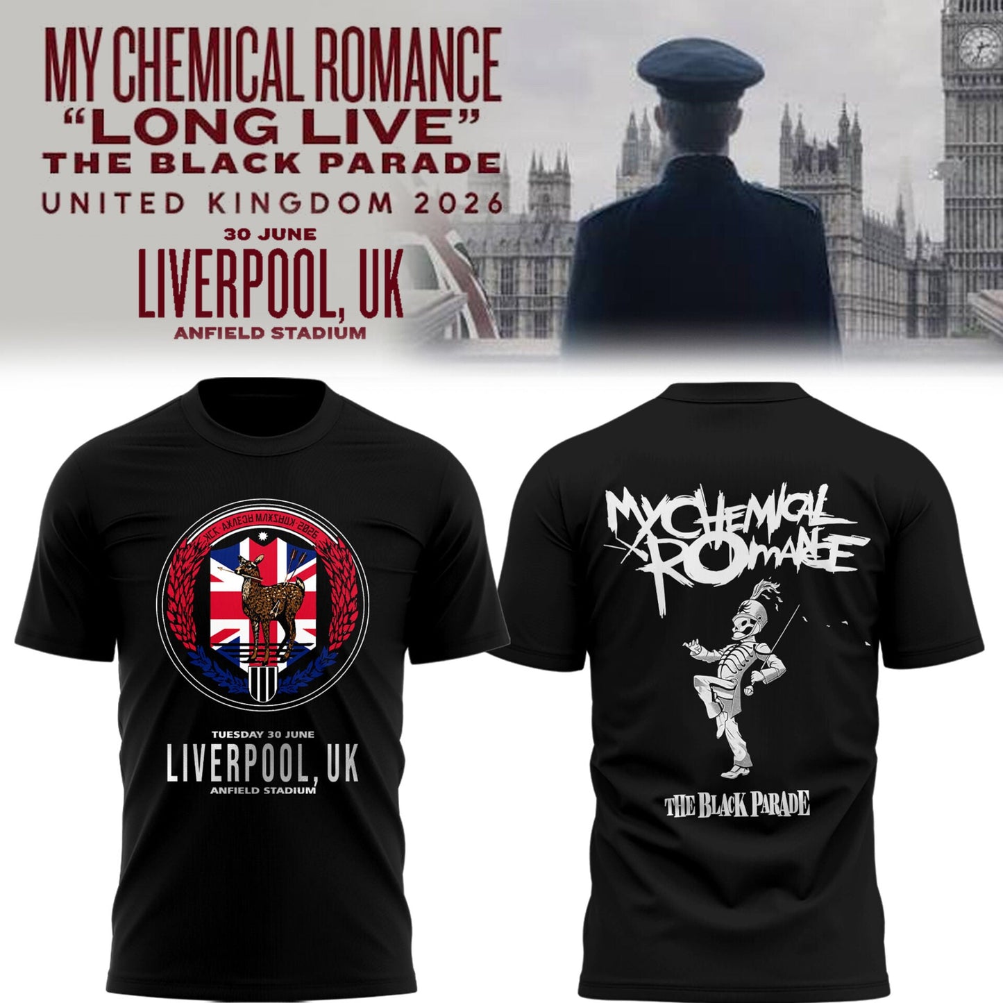 MCR The Black Parade TOUR 2026 TShirt-PU26062925
