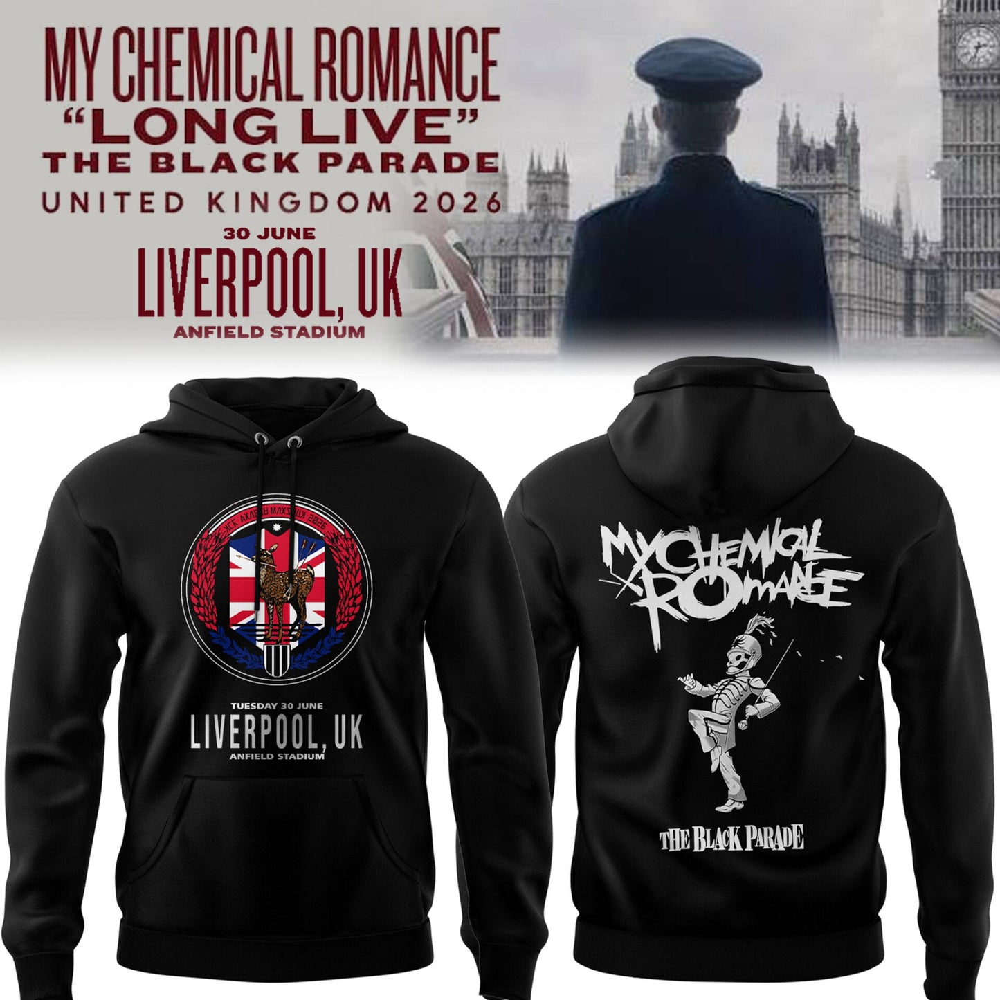 MCR The Black Parade TOUR 2026 Hoodie-PU26062926