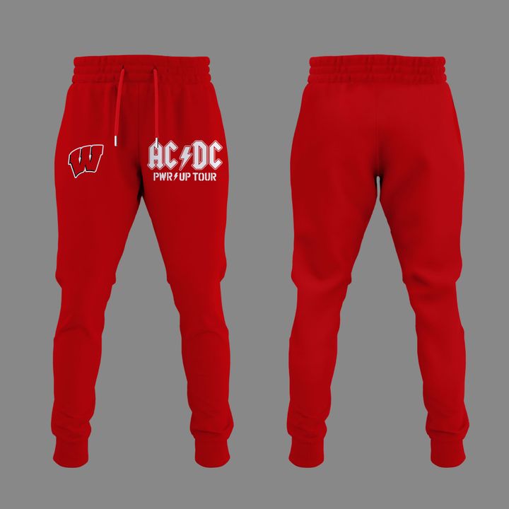 04. Perfect Hoodie AC/DC x Wisconsin Badgers Football - Power Up Tour 2026 Hoodie
