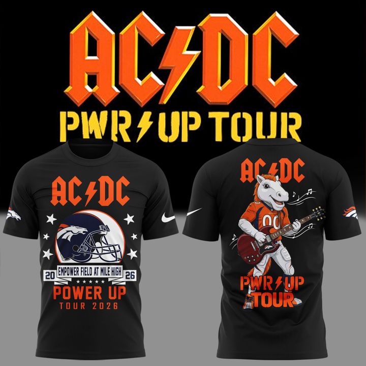 05.02. AC/DC x Denver Broncos - Power Up Tour 2026 T-Shirt