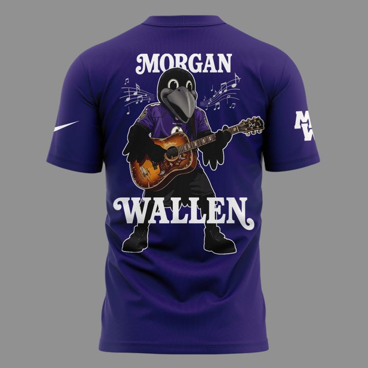 06. Limited Edition Morgan Wallen x Baltimore Ravens - Still The Problem Tour 2026 T-Shirt