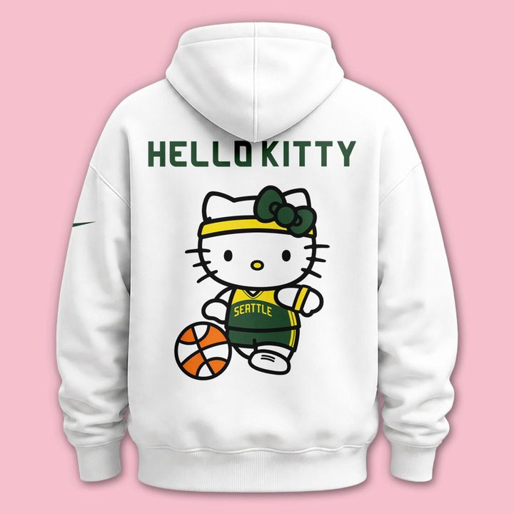 2026 Limited edition Hoodie Seattle Storm x Hello Kitty