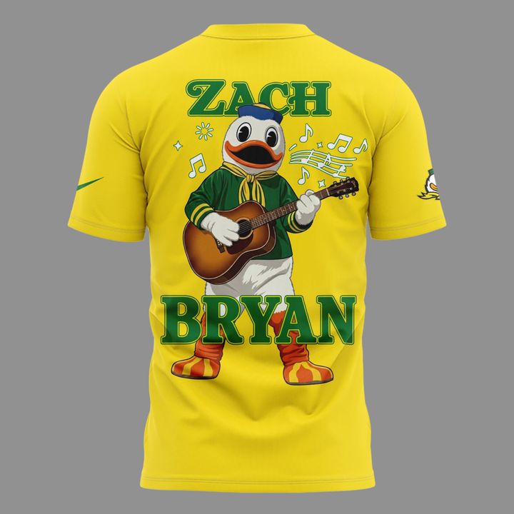 Special Zach Bryan x Oregon Football - With Heaven On Tour 2026 T-Shirt