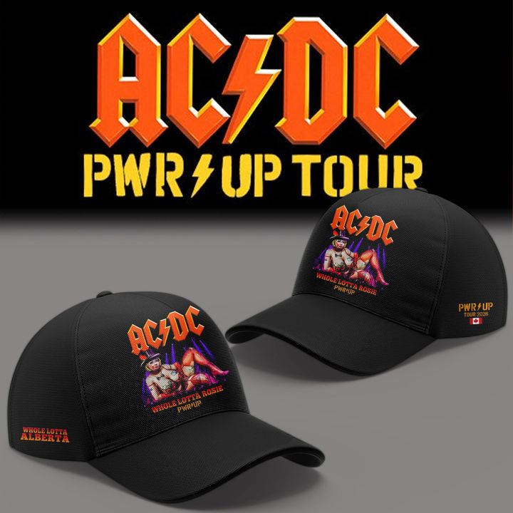 01.00. New Shirt AC/DC - Exclusive Edmonton Event Shirt - Power Up Tour 2026 T-Shirt