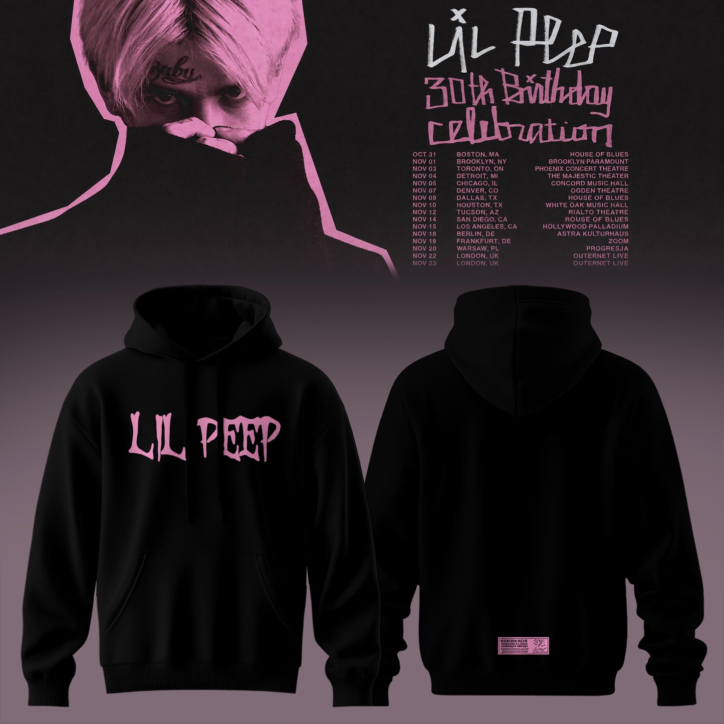 .LlPp 30th Birthday Celebration 2026 Tour 3D All-Over Print Hoodie V4