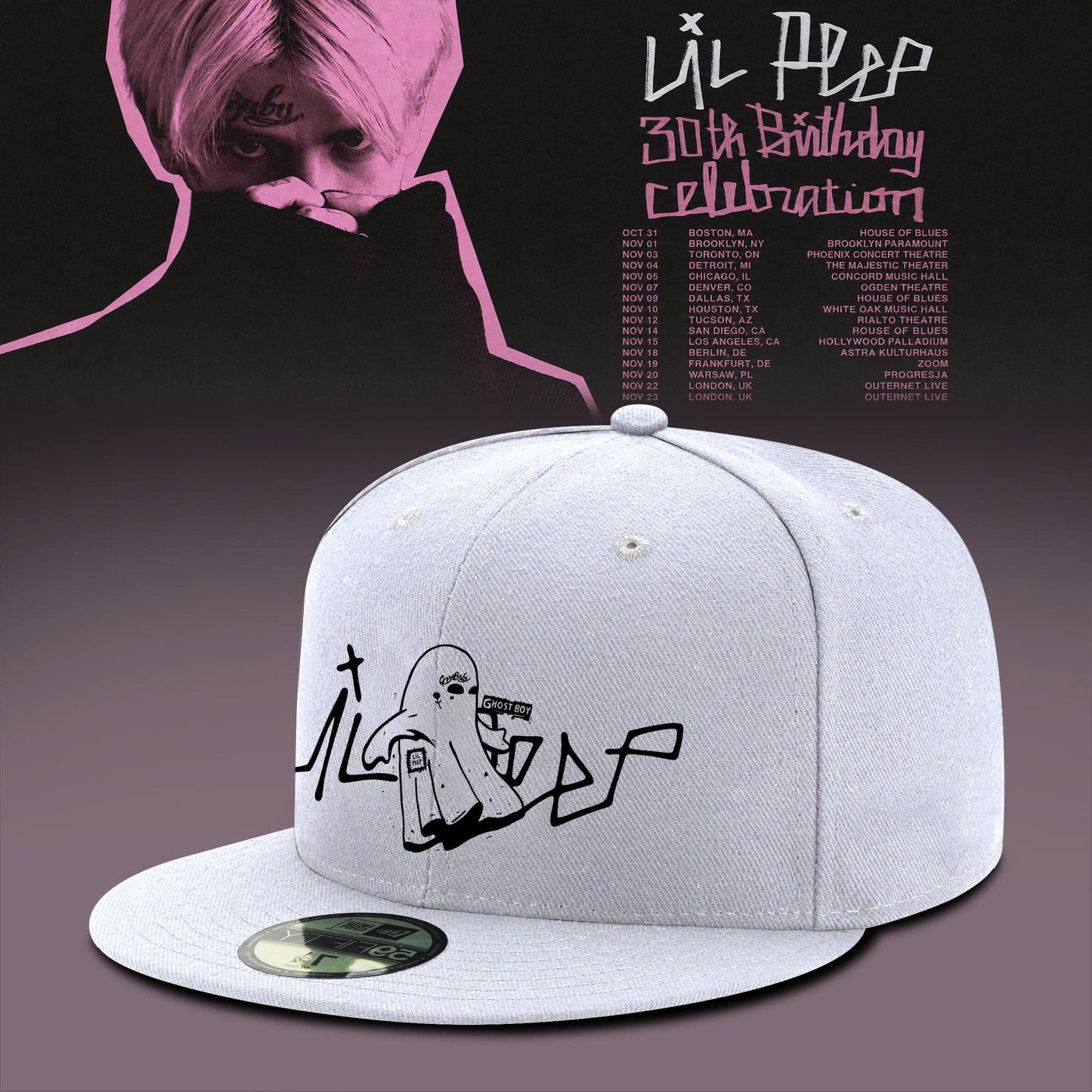 .Ll Pp 30th Birthday Celebration 3D All-Over Print Flatcap V1