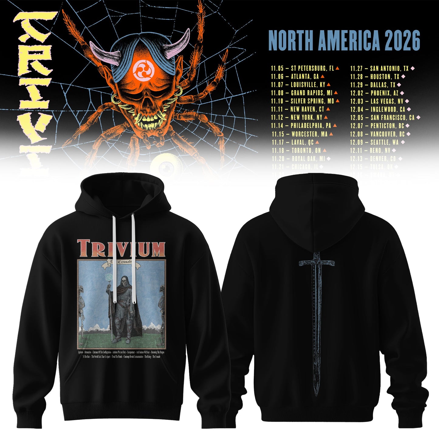 _Crown in the Grave World Tour 2026 Edition Hoodie
