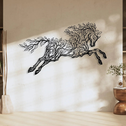 How One Piece of Metal Wall Art Changed an Entire Room