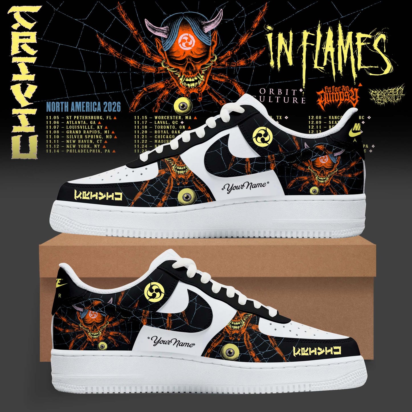 _TRIVIUM – NORTH AMERICA TOUR 2026 COLLECTION CUSTOM SNEAKER