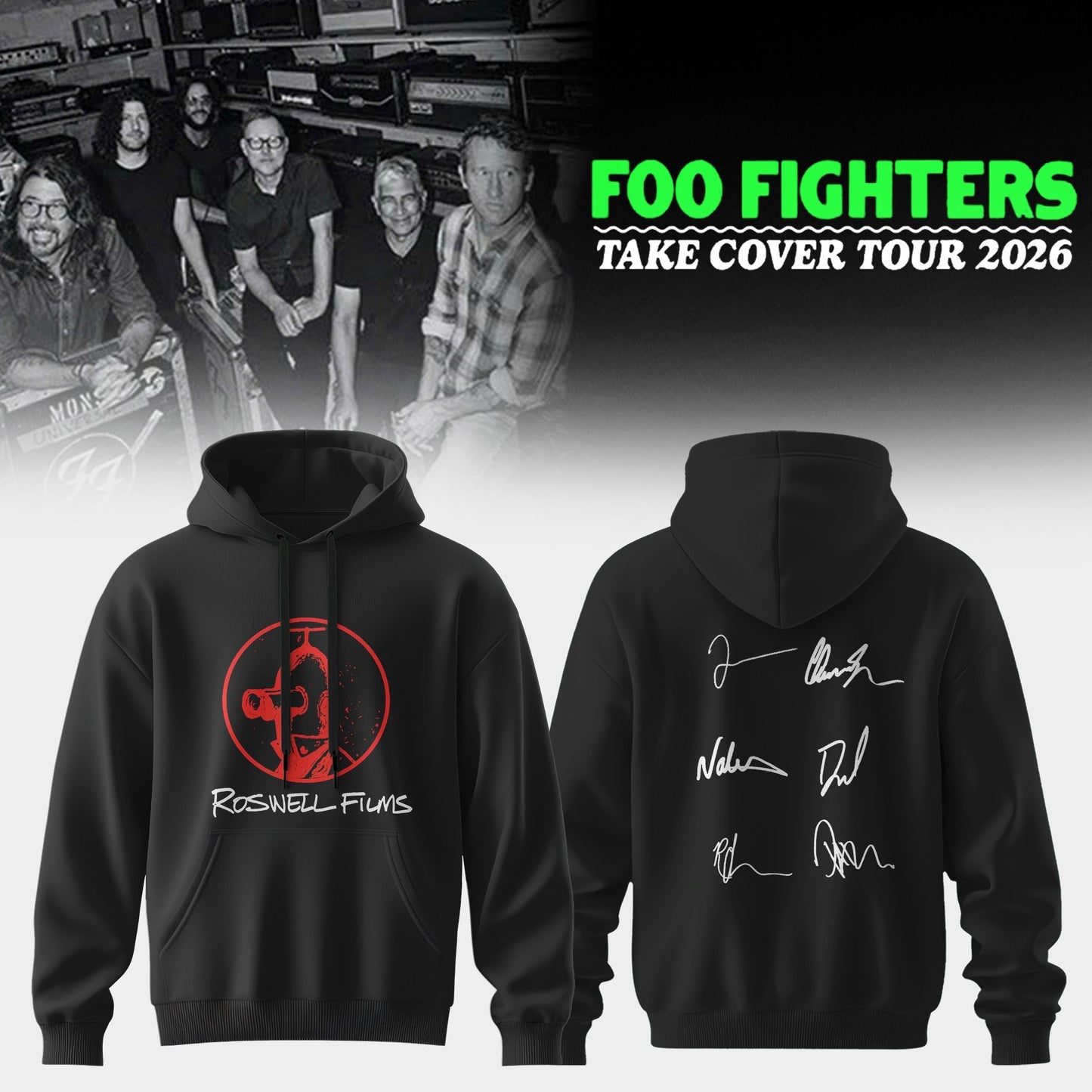 FF ”Take Cover Tour 2026” Limited Edition Signature – Hoodie