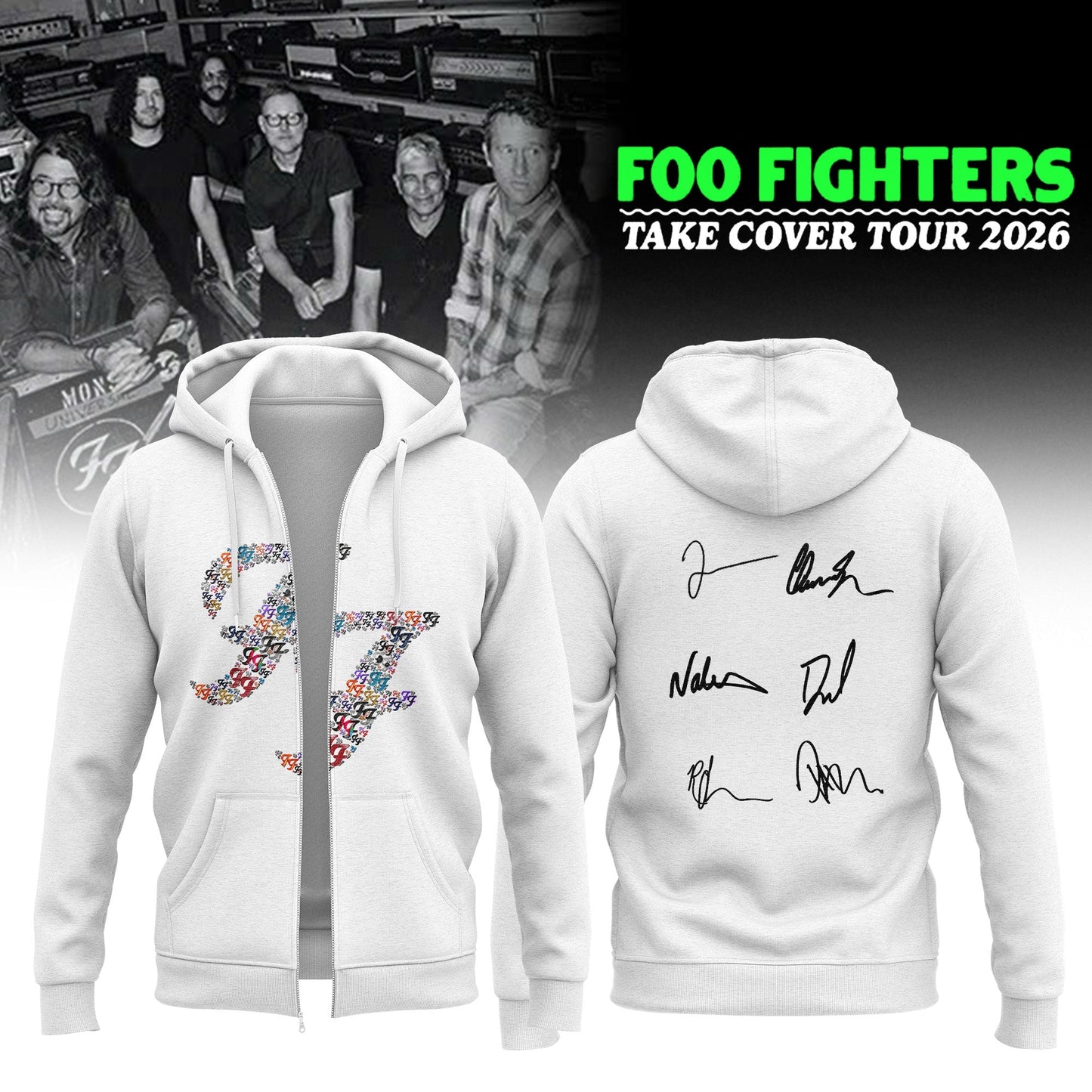 FF ”Take Cover Tour 2026” Limited Edition Signature – Zip Hoodie