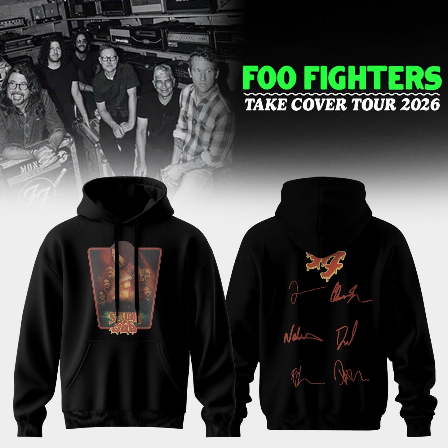 FF ”Take Cover Tour 2026” Limited Edition Signature – Hoodie