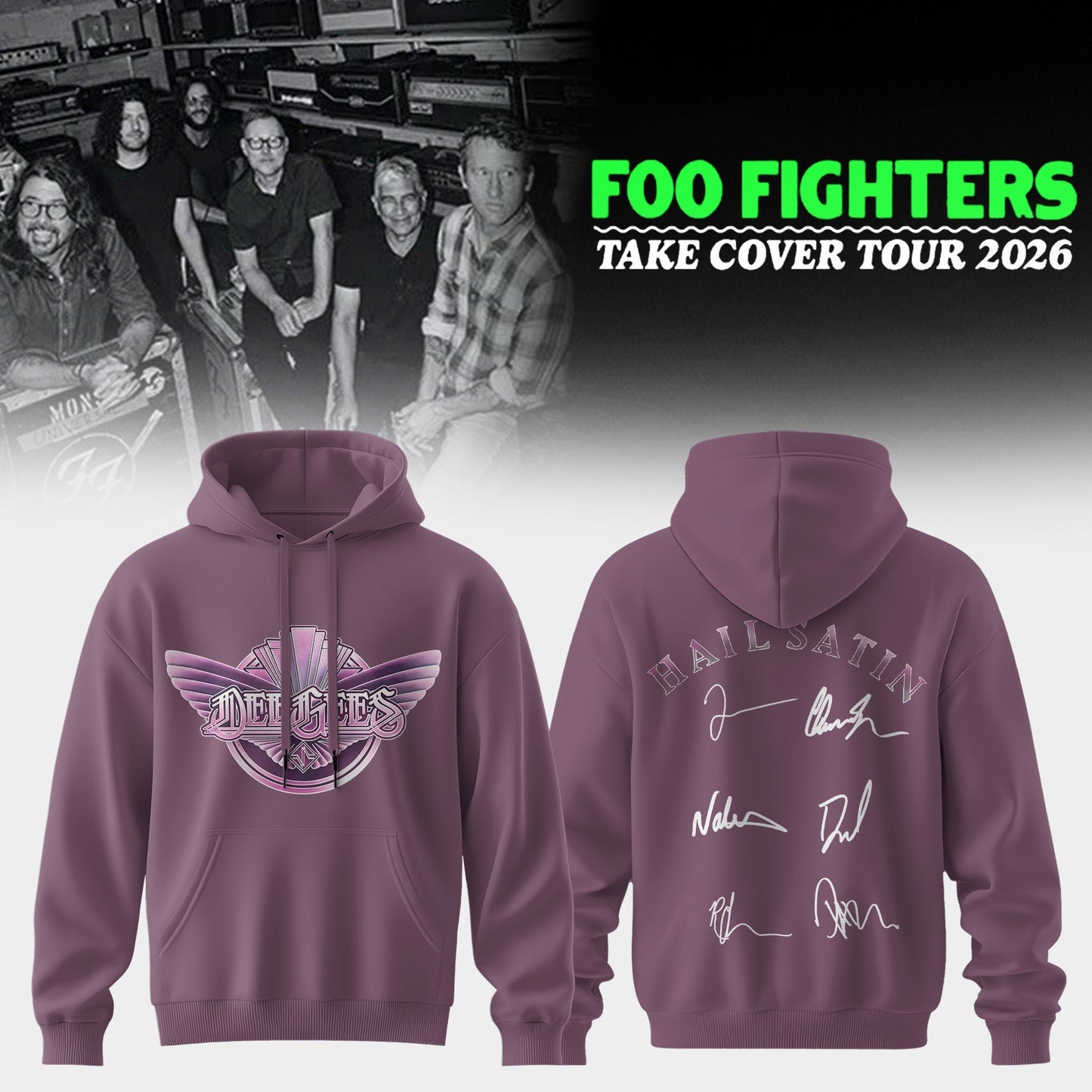 FF ”Take Cover Tour 2026” Limited Edition Signature – Hoodie