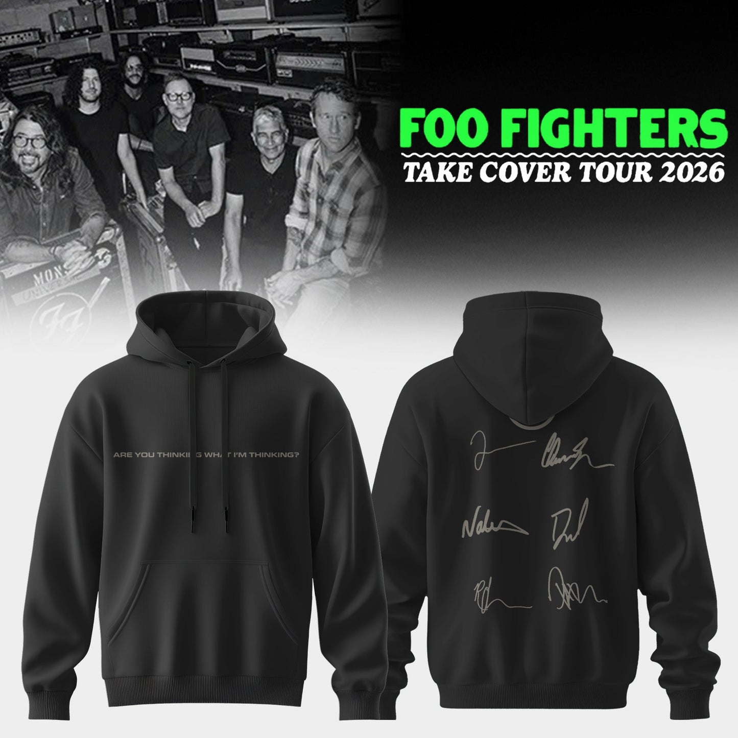 FF ”Take Cover Tour 2026” Limited Edition Signature – Hoodie