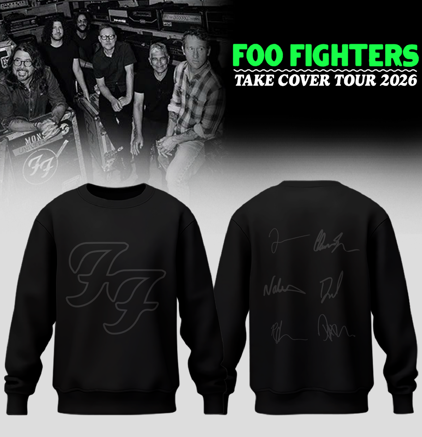 FF ”Take Cover Tour 2026” Limited Edition Signature – Sweatshirt