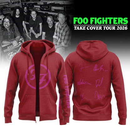 FF ”Take Cover Tour 2026” Limited Edition Signature – Zip Hoodie