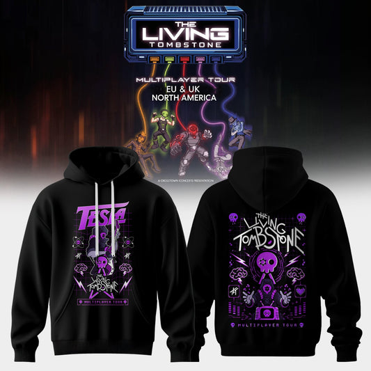 The Living Tombstone: Multiplayer Tour 2026 Limited Hoodie – Tesla