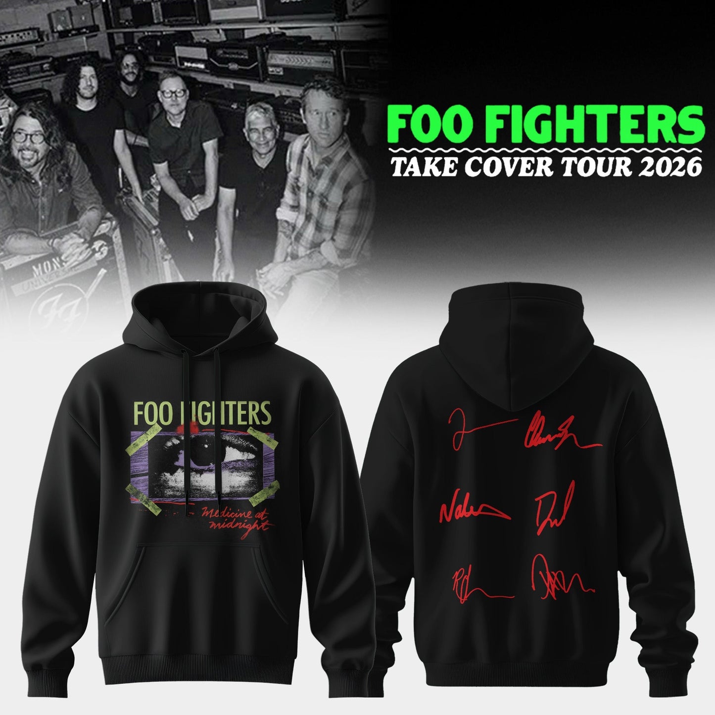 FF ”Take Cover Tour 2026” Limited Edition Signature – Hoodie