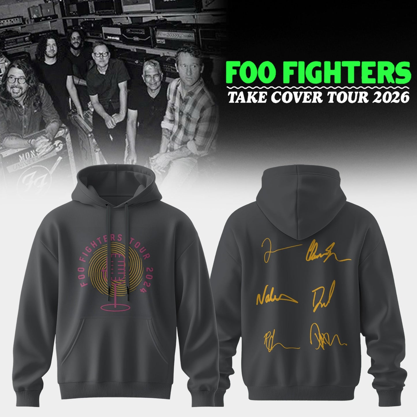 FF ”Take Cover Tour 2026” Limited Edition Signature – Hoodie