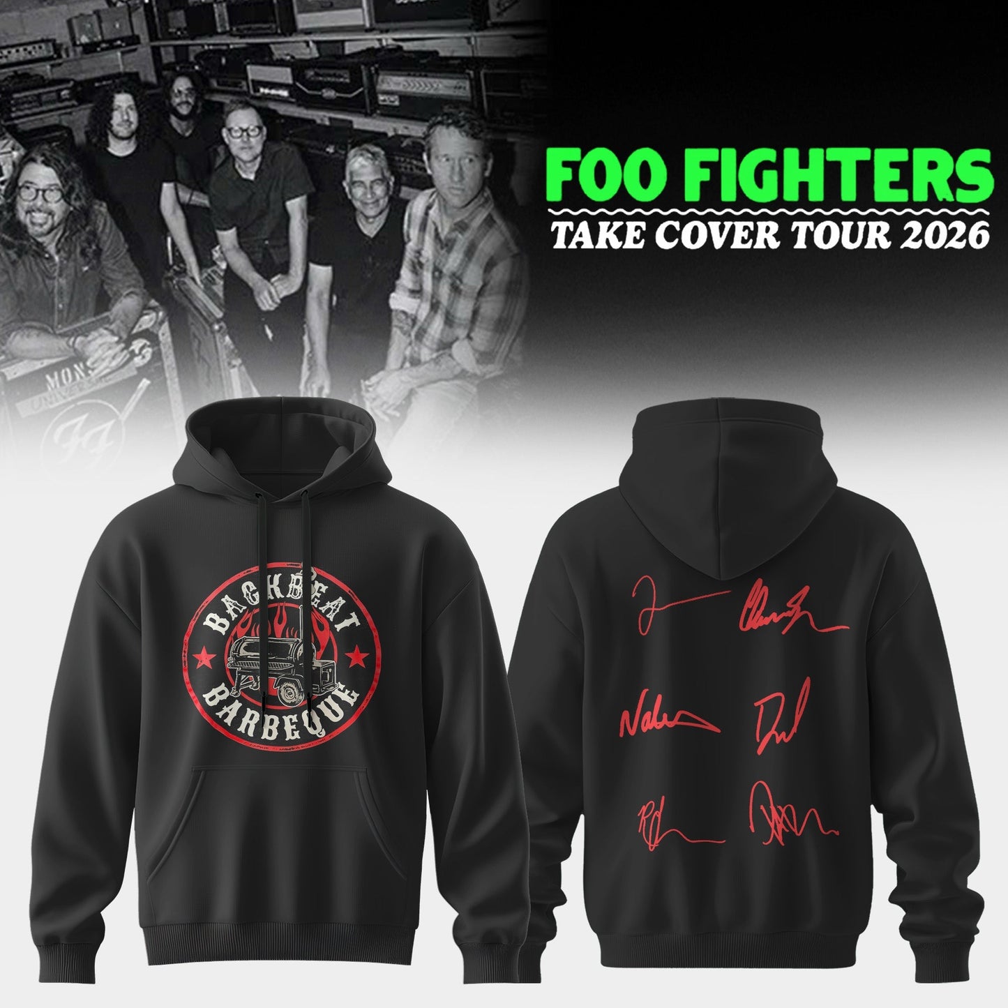FF ”Take Cover Tour 2026” Limited Edition Signature – Hoodie