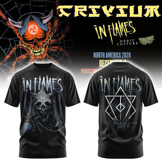 In Flames The Crown In The Grave Tour ’26 Tshirt