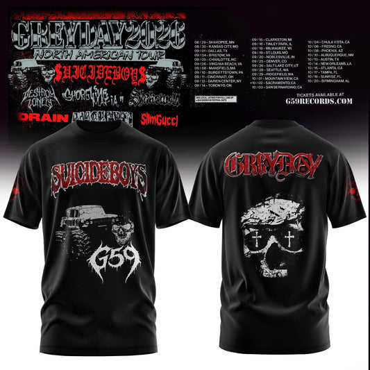 Greyday 2026 – North American Tour T-Shirt
