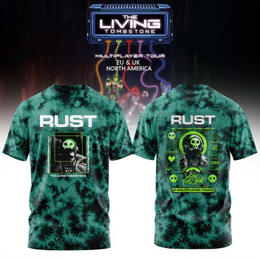 The Living Tombstone: Multiplayer Tour 2026 Limited T-Shirt – Rust