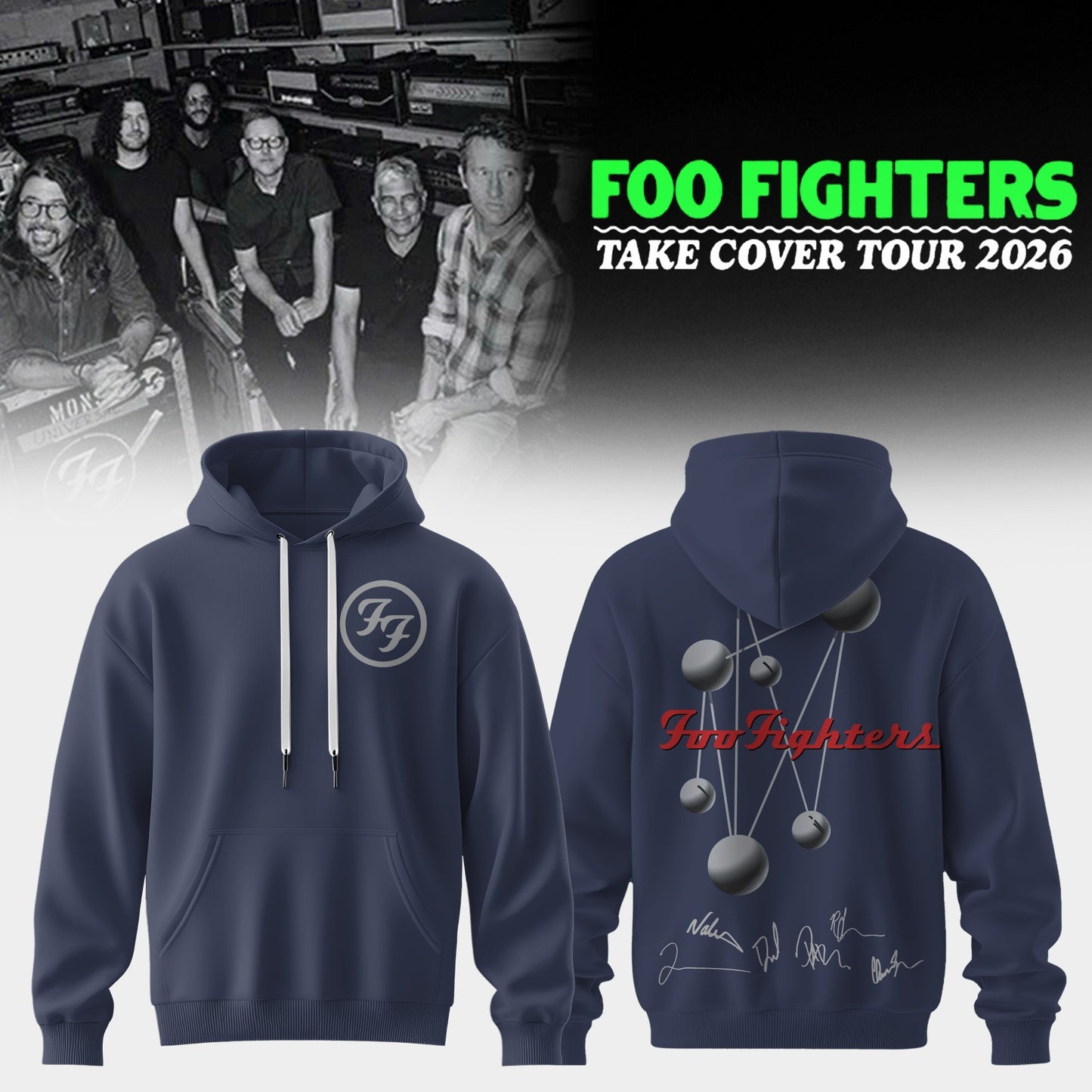 FF ”Take Cover Tour 2026” Limited Edition Signature – Hoodie