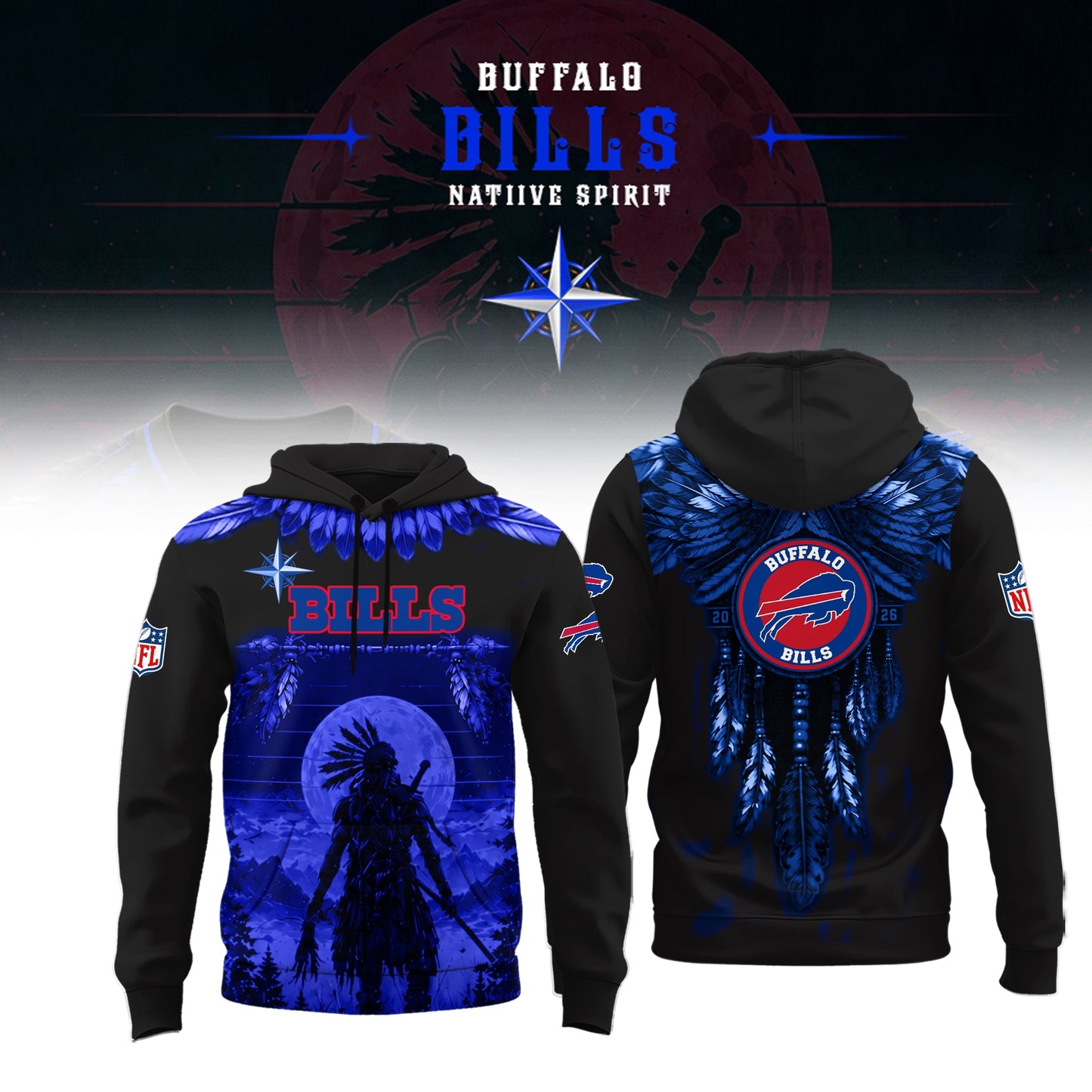 Limited Editon Buffalo Bills Native Spirit Heritage 2026 Shirt