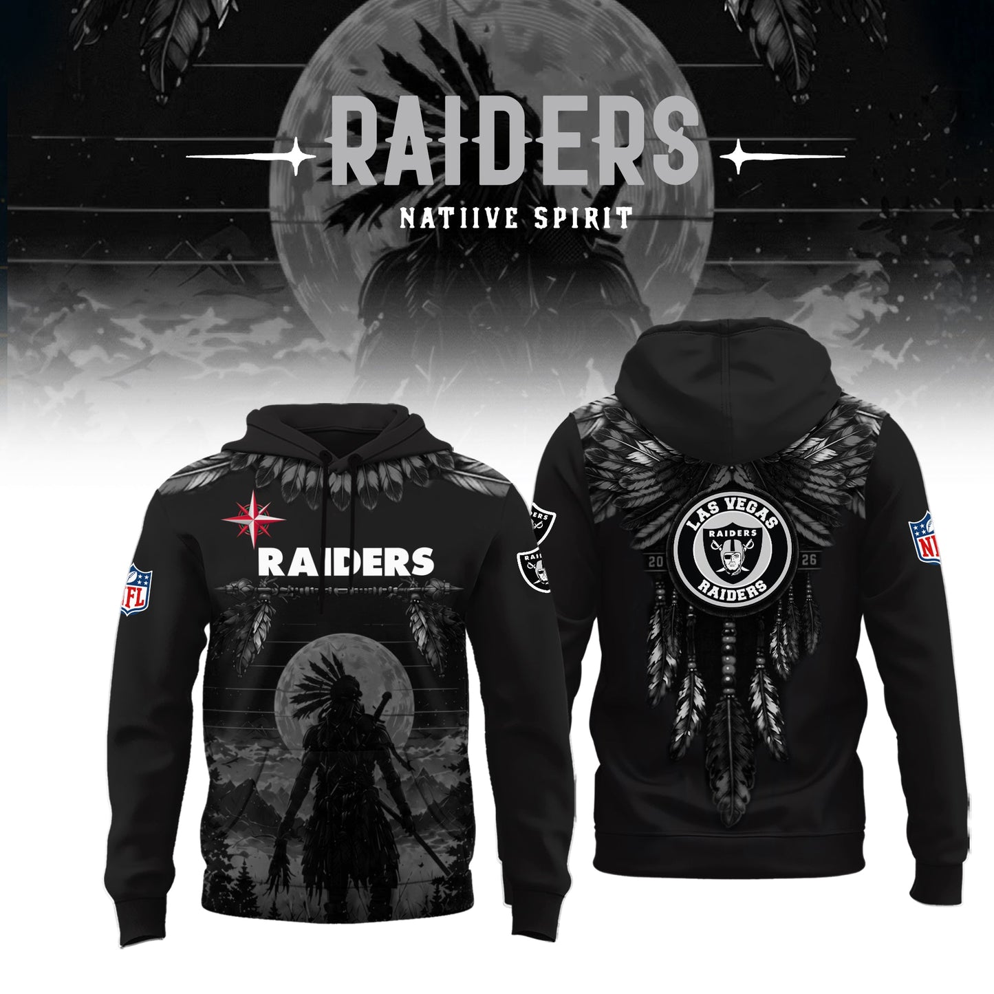 Limited Editon Las Vegas Raiders Native Spirit Heritage 2026 Shirt
