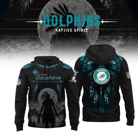 Limited Editon Miami Dolphins Native Spirit Heritage 2026 Shirt