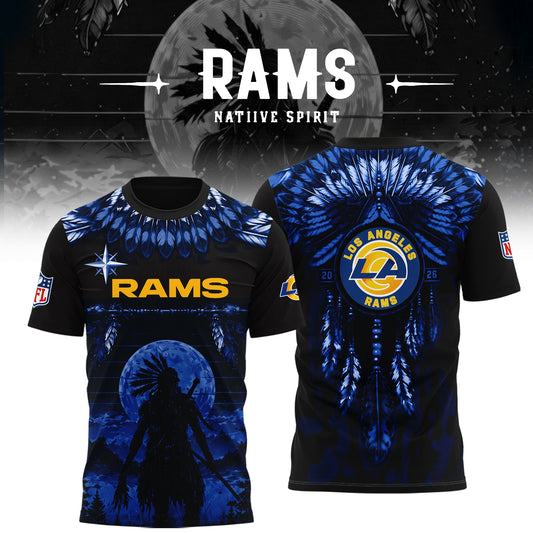 Limited Editon Los Angeles Rams Native Spirit Heritage 2026 Shirt