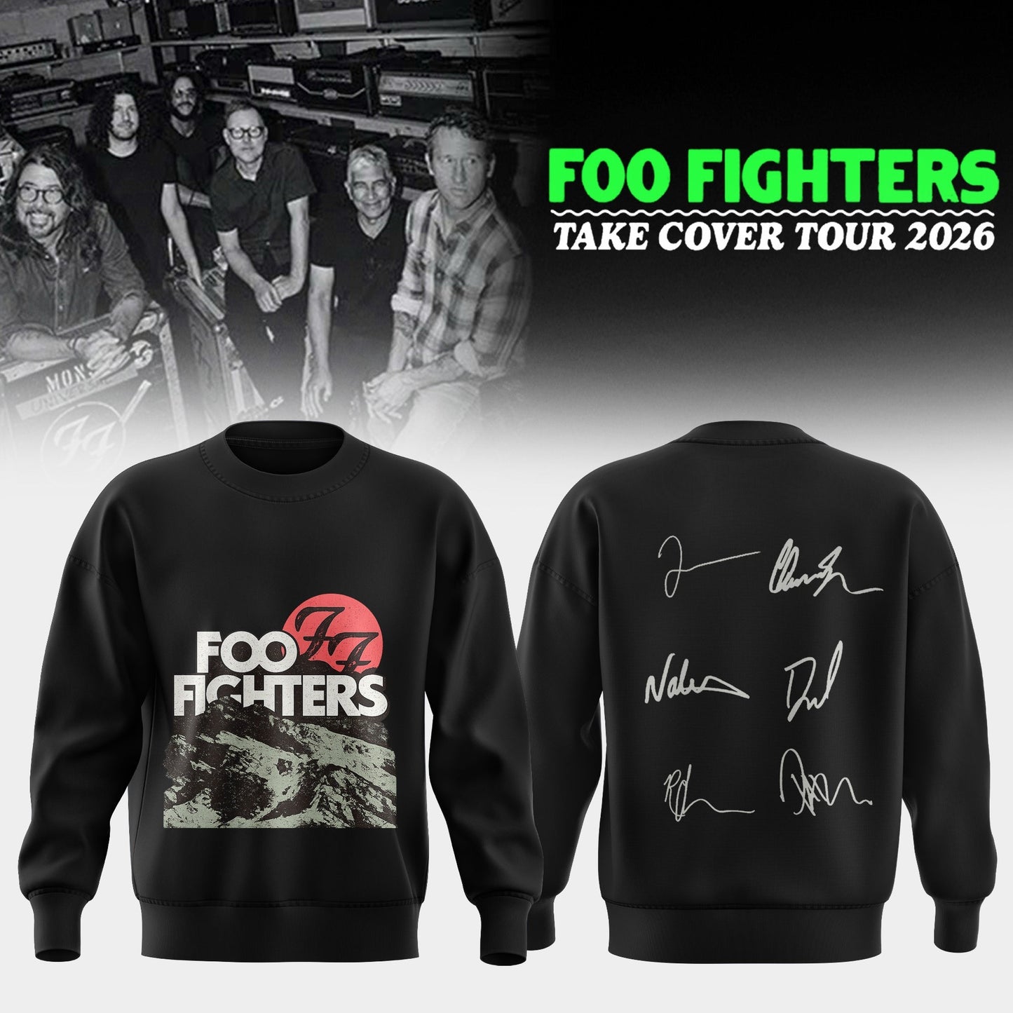FF ”Take Cover Tour 2026” Limited Edition Signature – Sweatshirt